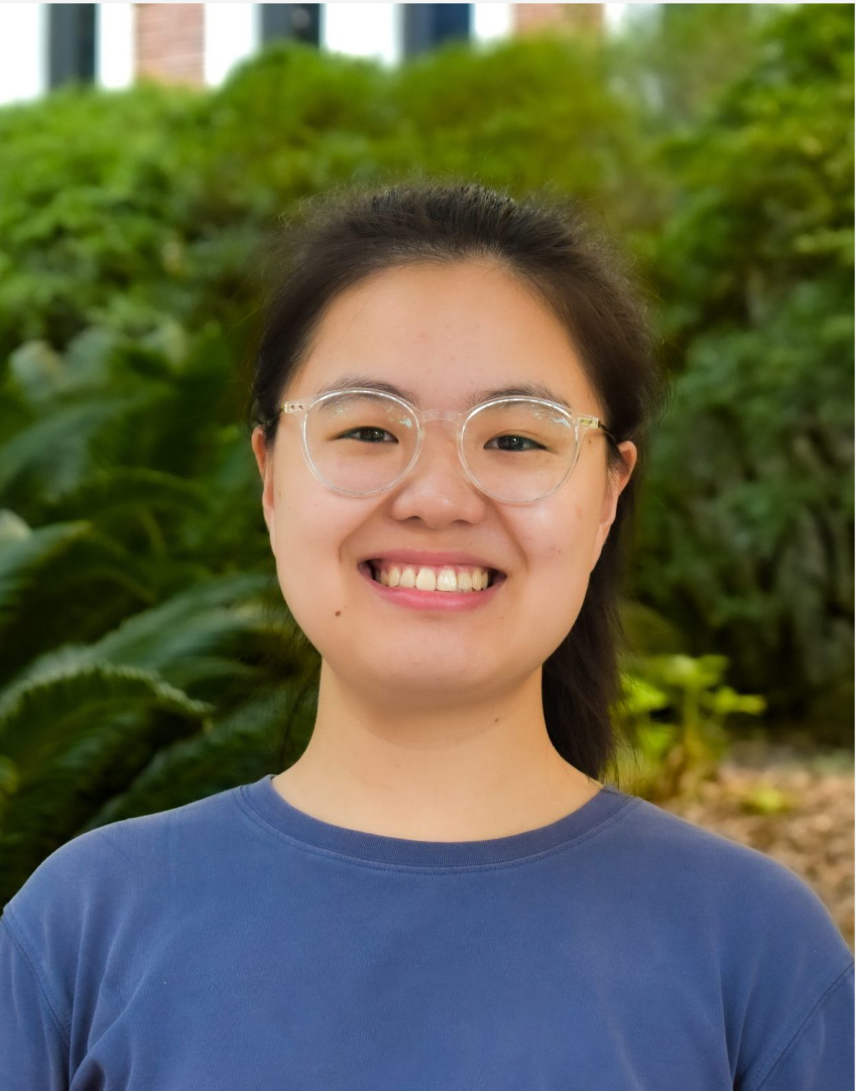 Huijie Xu smiling outdoors